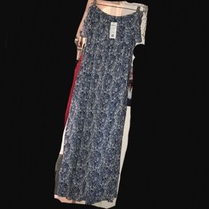 Blue & White Floral Dress